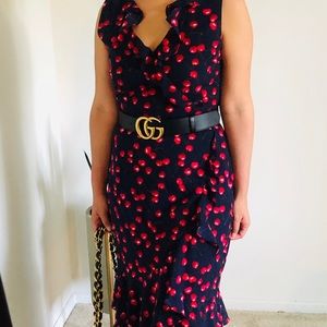 J crew cherry dress. Excellent condition.